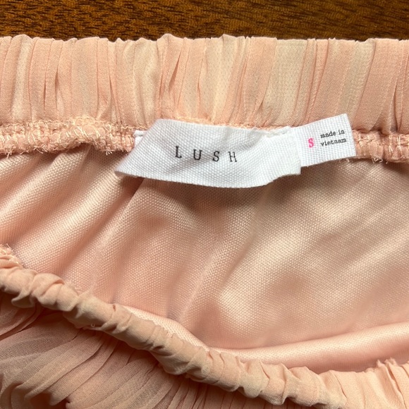 Lush-Women’s Pleated Mini Skirt - Picture 11 of 11